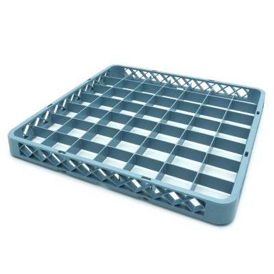 Maxima Rozšiřující skleněný stojan do myčky nádobí - 50 x 50cm - 49 přihrádek |  09507115
